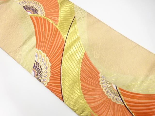 Japanese Kimono / Antique / Fukuro Obi Silk